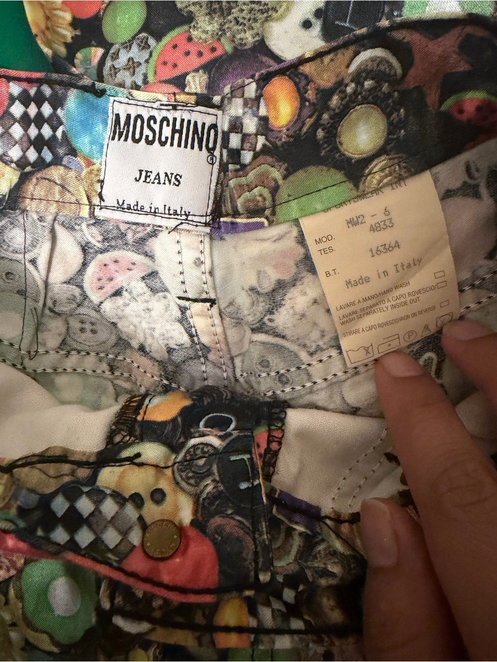 Vintage Moschino 1990s vintage trousers. Size 31 ladies. MW2 - 6 4833 - Picture 6 of 9